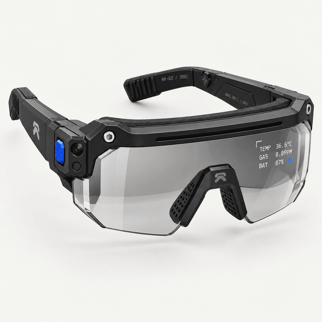 Front view of the demo eyewear