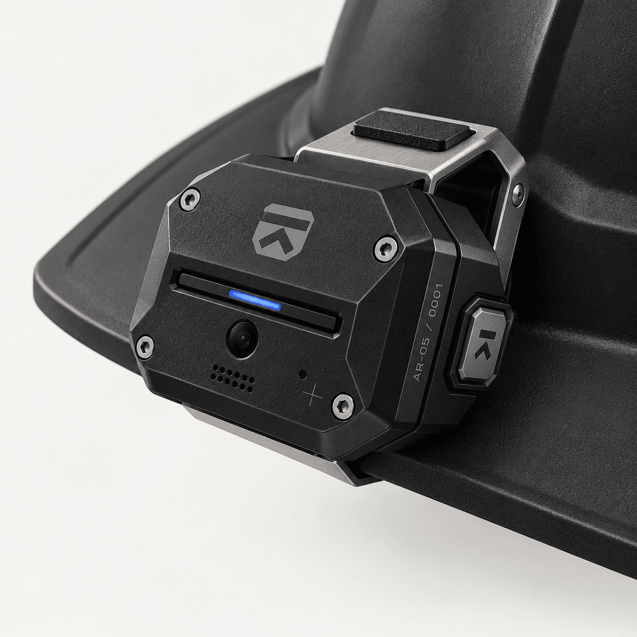 Front view of the demo clip-on module